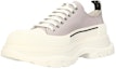 Lookbook Alexander McQueen Tread Slick Canvas Sneakers 'Lilac White' Putih Lilac 604257W4MV21331