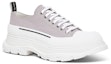 Shop Alexander McQueen Tread Slick Canvas Sneakers 'Lilac White' Putih Lilac 604257W4MV21331