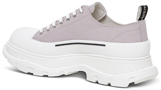 Alexander McQueen Tread Slick Canvas Sneakers 'Lilac White' Putih Lilac 604257W4MV21331 Purchase Alexander McQueen Tread Slick Canvas Sneakers 'Lilac White' Putih Lilac 604257W4MV21331