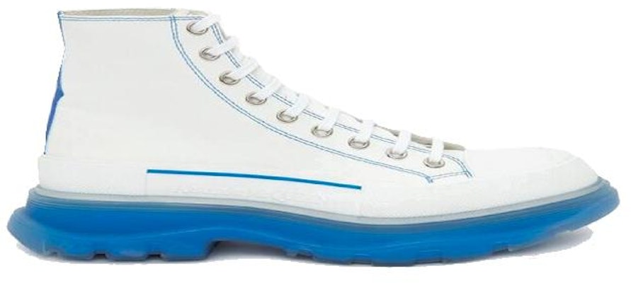 알렉산더 맥퀸 트레드 슬릭 캔버스 스니커즈 (화이트) 622686White Buy 알렉산더 맥퀸 트레드 슬릭 캔버스 스니커즈 (화이트) 622686White