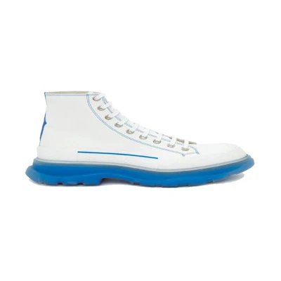 Alexander McQueen Tread Slick Canvas Sneakers 'White'