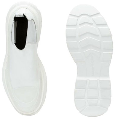 Alexander McQueen Tread Slick Chelsea Boot 'Triple White' Putih Bersih 634617WHZ619071 Purchase Alexander McQueen Tread Slick Chelsea Boot 'Triple White' Putih Bersih 634617WHZ619071