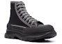 Order Alexander McQueen Tread Slick High-Top Sneakers 'Hitam Kelabu' 662681W4MV81081