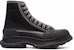 Alexander McQueen Tread Slick High-Top Sneakers 'Hitam Kelabu' 662681W4MV81081