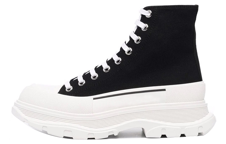 Alexander McQueen Tread Slick High 'Black' 662681W4L3M1355