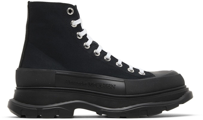 Alexander McQueen Tread Slick High 'Black' 705659-W4MV2-1000 Buy Alexander McQueen Tread Slick High 'Black' 705659-W4MV2-1000