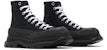 Alexander McQueen Tread Slick Tinggi 'Hitam' 705659-W4MV2-1000
