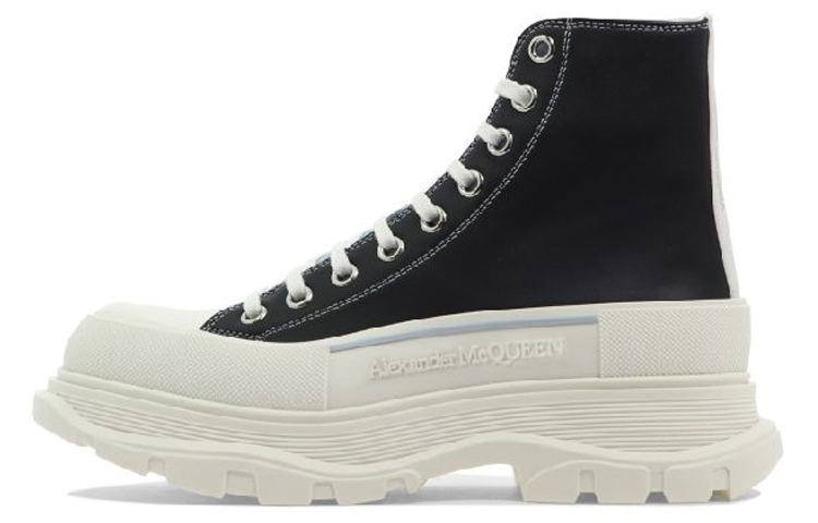 Alexander McQueen Tread Slick High 'Black Blue' 705661WHZ6L4637