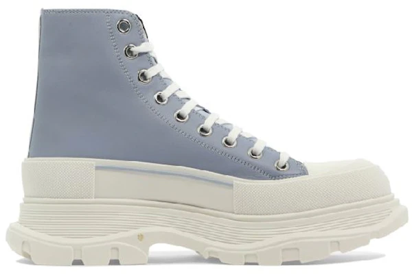 Alexander McQueen Tread Slick High 'Black Blue' 705661WHZ6L4637 Order Alexander McQueen Tread Slick High 'Black Blue' 705661WHZ6L4637