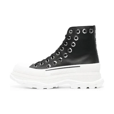 Alexander McQueen Tread Slick High 'Black Leather'
