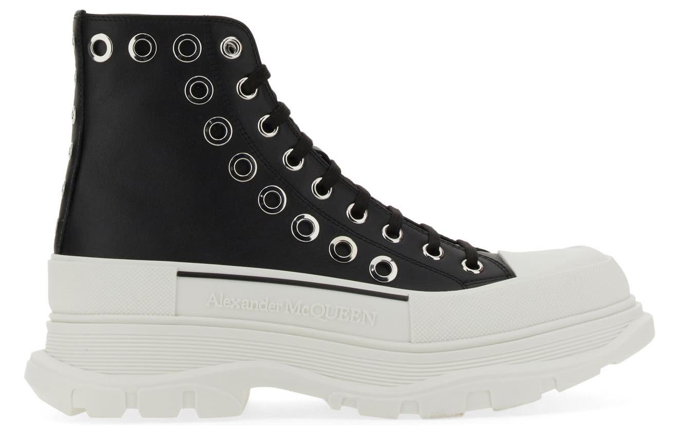 Order Alexander McQueen Tread Slick High 'Black Leather' 727806WIATF1320