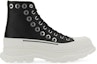 Order Alexander McQueen Tread Slick Tinggi 'Kulit Hitam' 727806WIATF1320