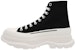 Alexander McQueen Tread Slick Tinggi 'Hitam Putih' 705659-W4MV2-1070