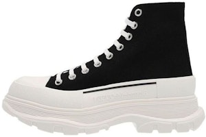 Alexander McQueen Tread Slick High 'Black White' 705659-W4MV2-1070 Alexander McQueen Tread Slick High 'Black White' 705659-W4MV2-1070
