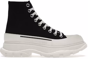 Alexander McQueen Tread Slick High 'Black White' 705659-W4MV2-1070 Alexander McQueen Tread Slick High 'Black White' 705659-W4MV2-1070