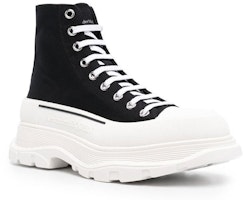 알렉산더 맥퀸 트레드 슬릭 하이 '블랙 화이트' 705659-W4MV2-1070 Order 알렉산더 맥퀸 트레드 슬릭 하이 '블랙 화이트' 705659-W4MV2-1070