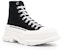 Alexander McQueen Tread Slick Tinggi 'Hitam Putih' 705659-W4MV2-1070