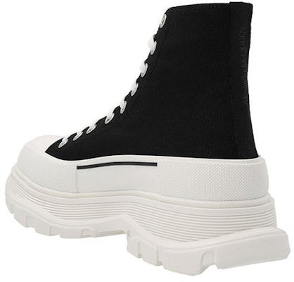 Alexander McQueen Tread Slick High 'Black White' 705659-W4MV2-1070 Shop Alexander McQueen Tread Slick High 'Black White' 705659-W4MV2-1070