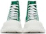 Alexander McQueen Tread Slick High 'Keselesaan Hijau' 604254W4MV23125
