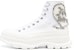 Alexander McQueen Tread Slick Tinggi 'Kanvas Putih' 711112W4TGB9423