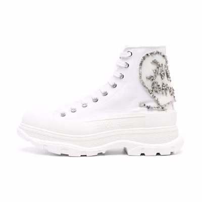 Alexander McQueen Tread Slick High 'White Canvas'