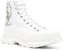Alexander McQueen Tread Slick Tinggi 'Kanvas Putih' 711112W4TGB9423