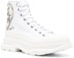 Order Alexander McQueen Tread Slick Tinggi 'Kanvas Putih' 711112W4TGB9423