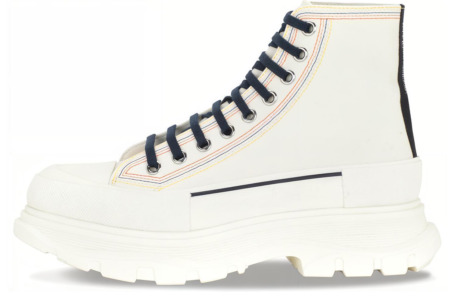 Alexander McQueen Tread Slick High Sneakers 'Off-White' 662681W4MV49791