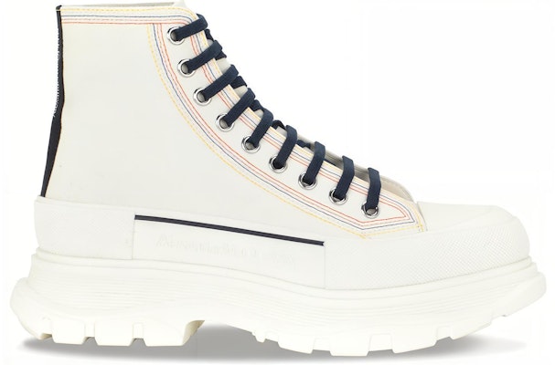 Alexander McQueen Tread Slick High Sneakers 'Off-White' 662681W4MV49791 Order Alexander McQueen Tread Slick High Sneakers 'Off-White' 662681W4MV49791