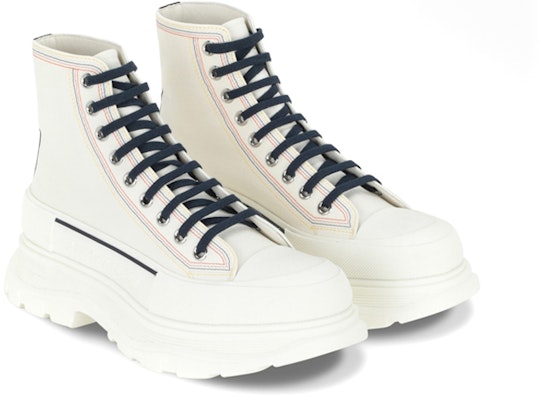 알렉산더 맥퀸 트레드 슬릭 하이탑 스니커즈 (오프화이트) 662681W4MV49791 Lookbook 알렉산더 맥퀸 트레드 슬릭 하이탑 스니커즈 (오프화이트) 662681W4MV49791