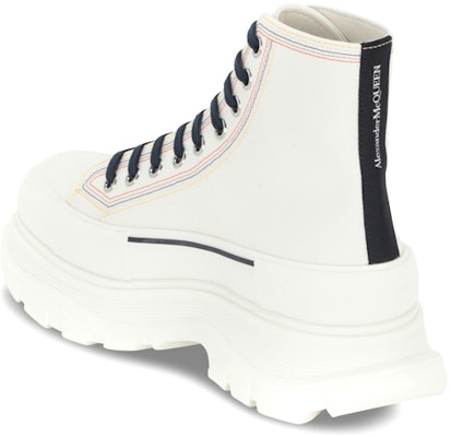 알렉산더 맥퀸 트레드 슬릭 하이탑 스니커즈 (오프화이트) 662681W4MV49791 Shop 알렉산더 맥퀸 트레드 슬릭 하이탑 스니커즈 (오프화이트) 662681W4MV49791