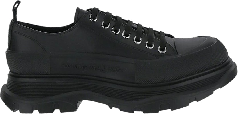 Alexander McQueen 亞歷山大麥昆 Tread Slick 小牛皮 系帶 厚底鞋 黑色 Buy Alexander McQueen 亞歷山大麥昆 Tread Slick 小牛皮 系帶 厚底鞋 黑色