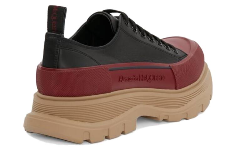 Shop アレキサンダー・マックイーン トレッド スリック レースアップ 黒赤ベージュ 705662-WHZ6H-1541