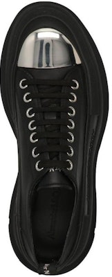Alexander McQueen Tread Slick Lace-Up 'Hitam Putih Toe' 735815-WHZ6N-1081 Shop Alexander McQueen Tread Slick Lace-Up 'Hitam Putih Toe' 735815-WHZ6N-1081