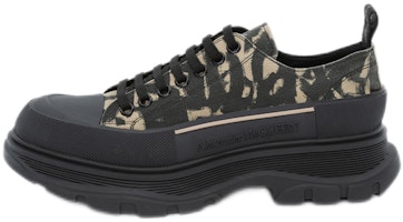 Alexander McQueen Tread Slick Lace-Up 'Graffiti - Black Beige' 705668W4TG59787 Alexander McQueen Tread Slick Lace-Up 'Graffiti - Black Beige' 705668W4TG59787