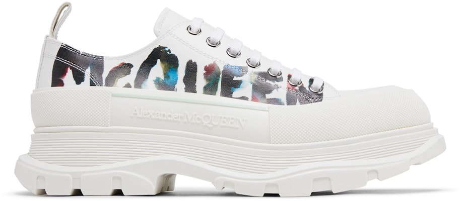 Alexander McQueen Tread Slick Lace-Up 'Watercolour Graffiti' 711108-WIATC-9583 Buy Alexander McQueen Tread Slick Lace-Up 'Watercolour Graffiti' 711108-WIATC-9583