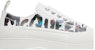 Alexander McQueen Tread Slick Lace-Up 'Watercolour Graffiti' untuk Malaysia. 711108-WIATC-9583