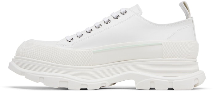 亞歷山大·麥昆 Tread Slick 皮革 系帶低幫 厚底鞋 白色 Lookbook 亞歷山大·麥昆 Tread Slick 皮革 系帶低幫 厚底鞋 白色