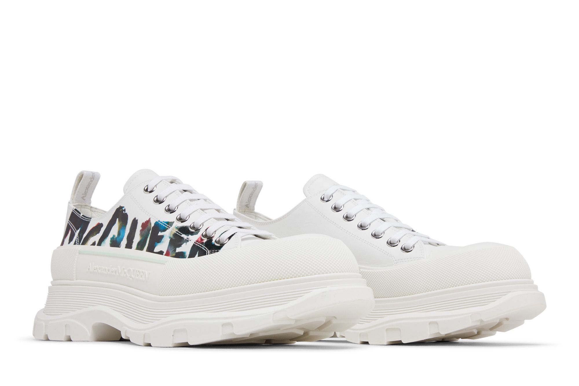 Cheap マックイーン トレッド スリック "水彩グラフィティ" 711108-WIATC-9583