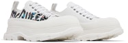 Cheap Alexander McQueen Tread Slick Lace-Up 'Watercolour Graffiti' untuk Malaysia. 711108-WIATC-9583