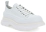 Shop Alexander McQueen Tread Slick Lace-Up 'Putih' 627225-WHZ62-9071