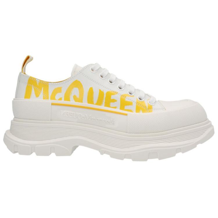 Order Alexander McQueen Tread Slick Cordones 'Blanco Amarillo Pop' 711108-WIAT6-9429