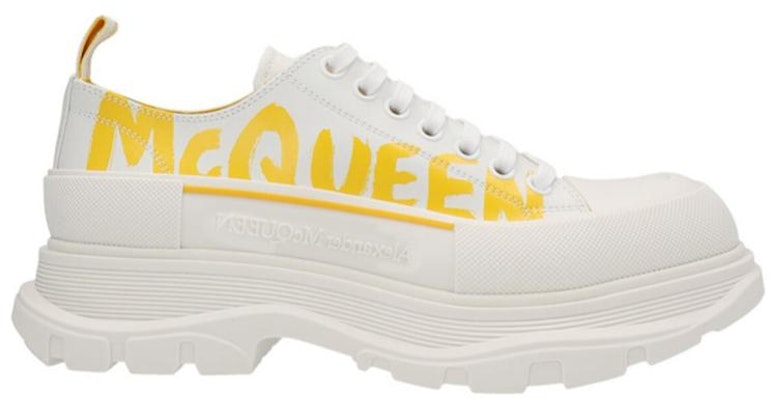 Alexander McQueen Tread Slick Lace-Up 'Putih Kuning Pop' 711108-WIAT6-9429 Order Alexander McQueen Tread Slick Lace-Up 'Putih Kuning Pop' 711108-WIAT6-9429