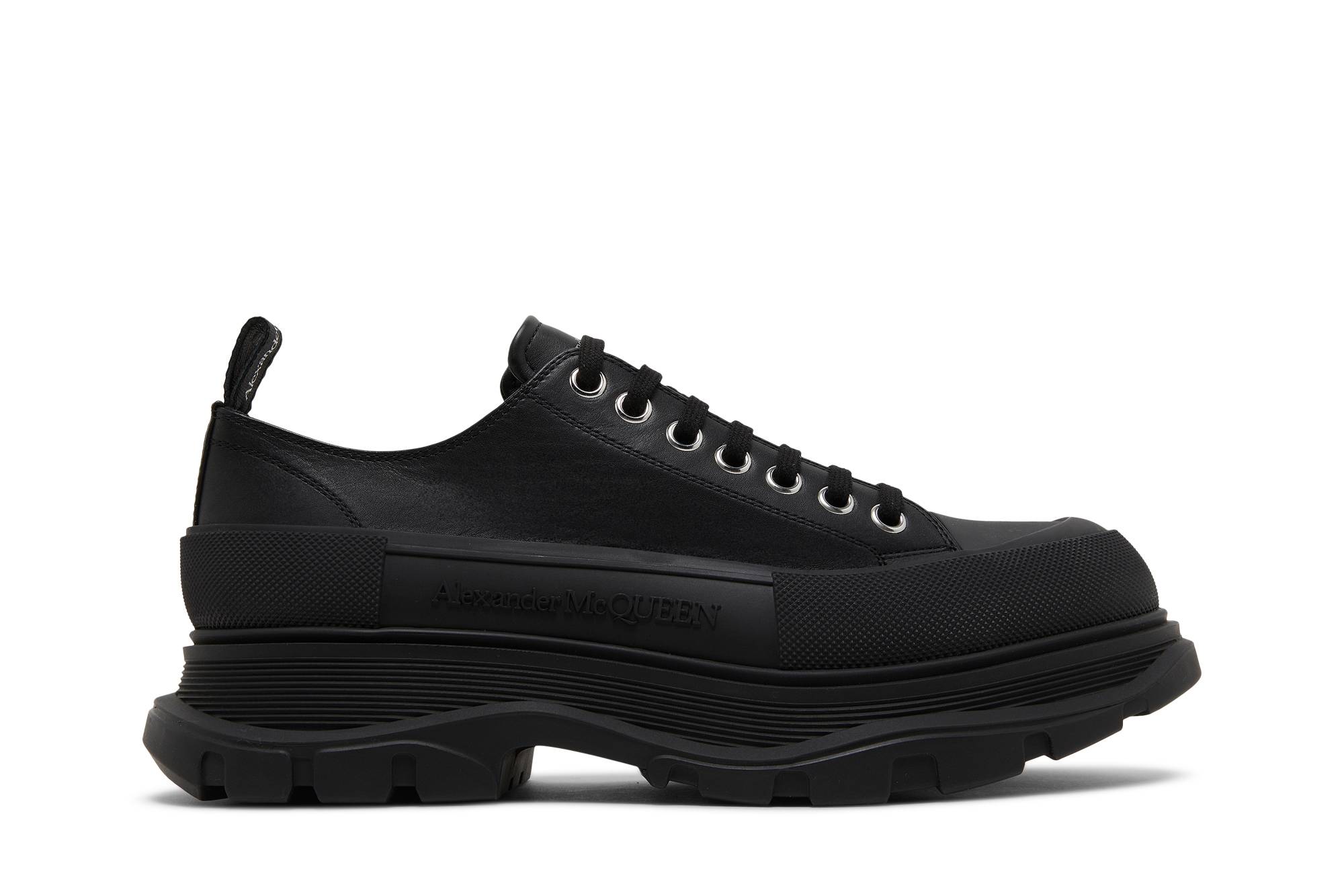 Alexander McQueen Tread Slick Lace Up 'Black' 627225-WHZ62-1081