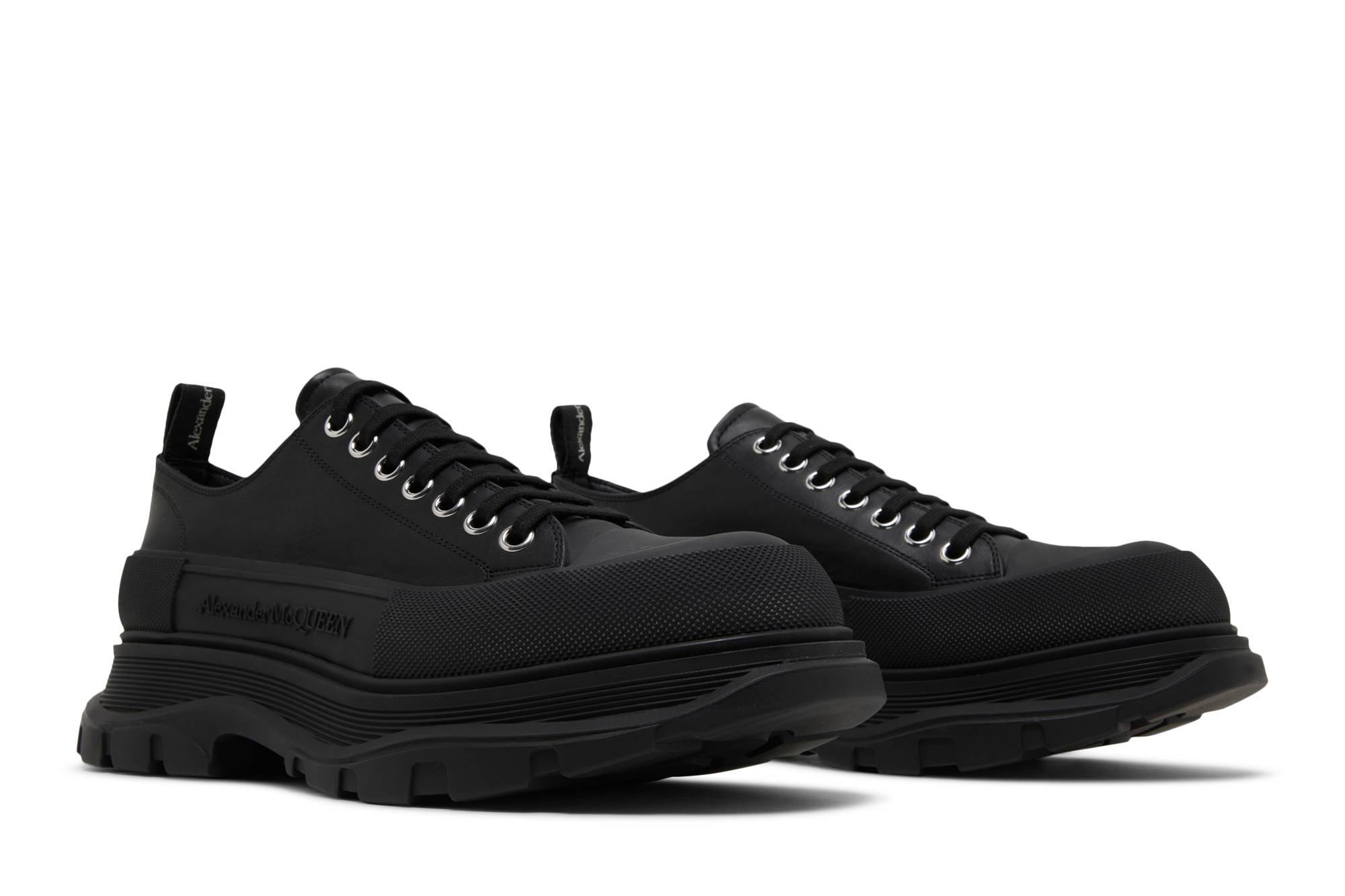 Cheap アレキサンダー・マックイーン トレッドスリック レースアップ 'ブラック' 627225-WHZ62-1081 627225-WHZ62-1081