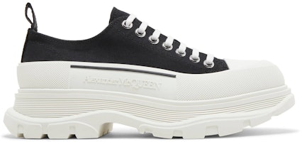 Alexander McQueen Tread Slick Lace Up 'Black White' 705660-W4MV2-1070 Alexander McQueen Tread Slick Lace Up 'Black White' 705660-W4MV2-1070