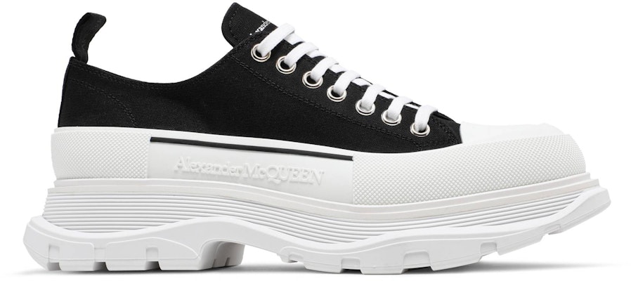 Alexander McQueen Tread Slick Lace Up 'Black White' 604257-W4L32-1070 Buy Alexander McQueen Tread Slick Lace Up 'Black White' 604257-W4L32-1070