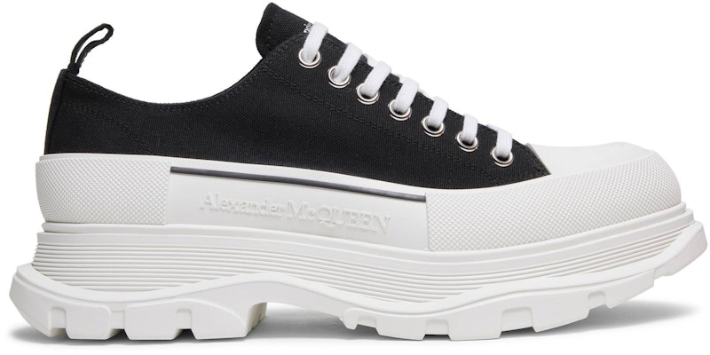 Alexander McQueen Tread Slick Lace Up 'Black White' 604257-W4MV2-1070 Buy Alexander McQueen Tread Slick Lace Up 'Black White' 604257-W4MV2-1070