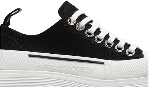 (W) Alexander McQueen Tread Slick con Cordones 'Negro Blanco' 611705-W4L32-1070 Order (W) Alexander McQueen Tread Slick con Cordones 'Negro Blanco' 611705-W4L32-1070