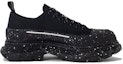 Order Alexander McQueen Tread Slick Lace Up 'Hitam Putih Percikan Cat' 682414-W4MVI-1070
